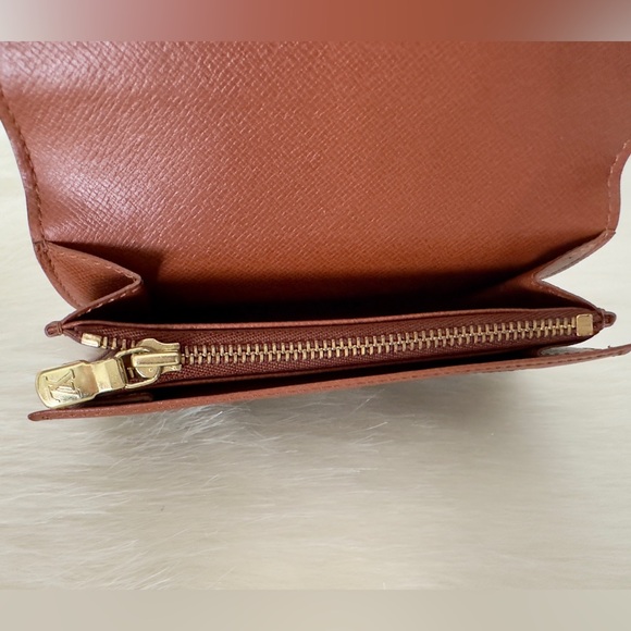 ✨Authentic LOUIS VUITTON Porte-Monnaie Monogram Bifold Wallet Brown M61735 - Picture 8 of 16